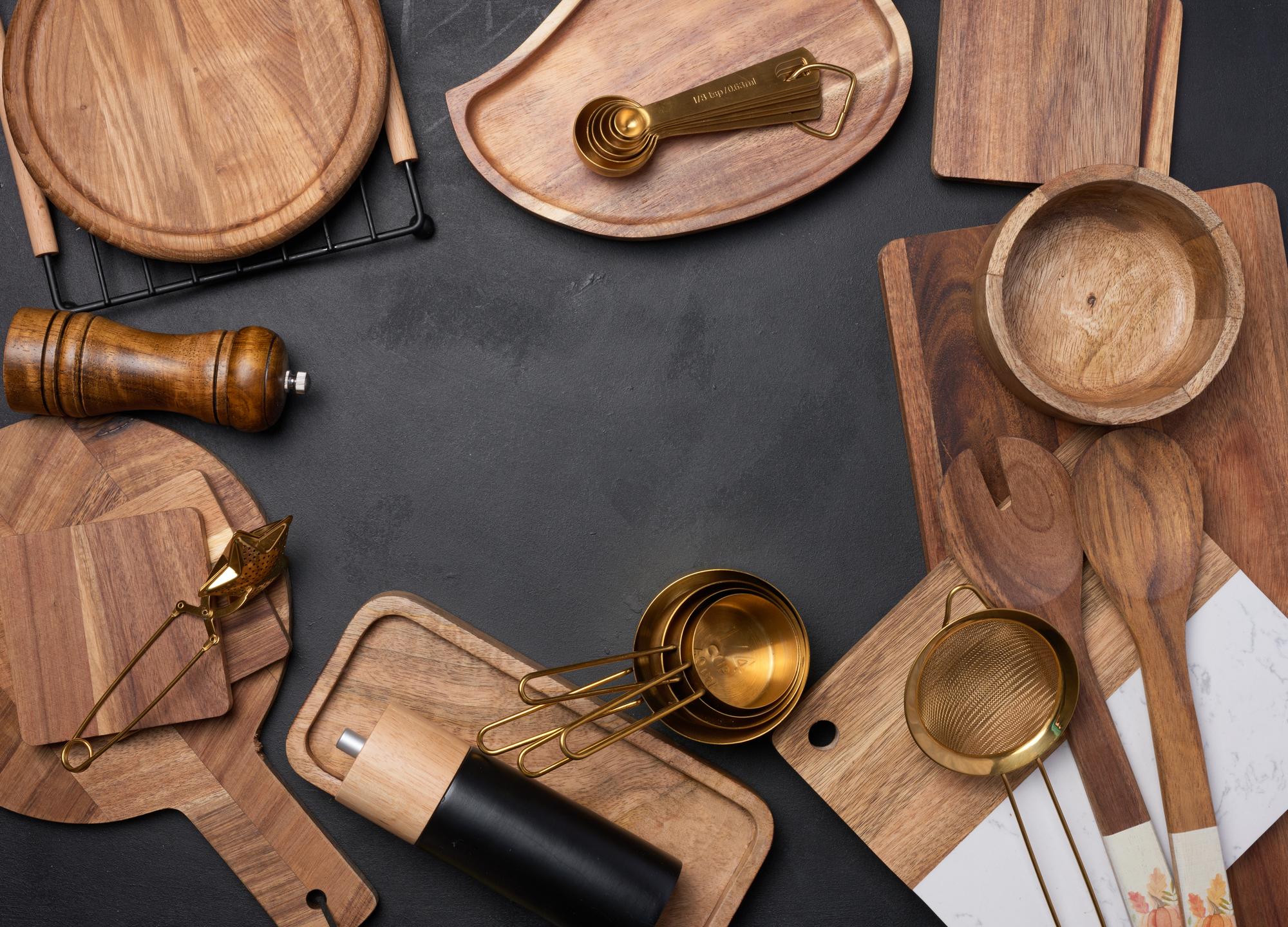 studio chef workspace with tools